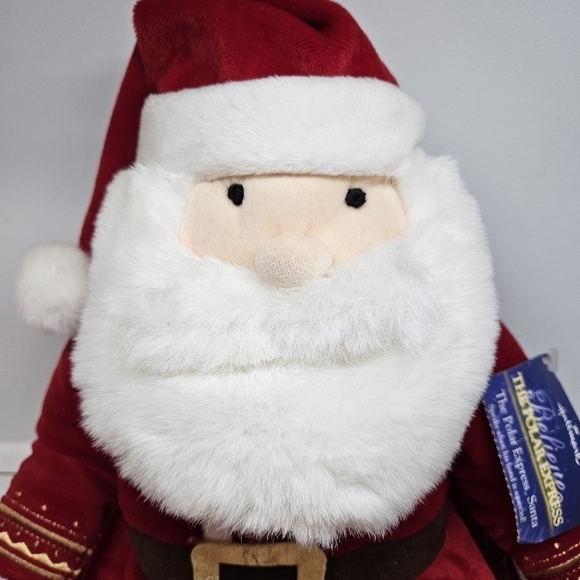 NEW VINTAGE Hallmark The Polar Express Plush Talking Santa Claus with Bell - Picture 2 of 6